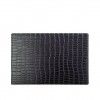 Individual Couro Sinttico Croco Castanho 45X30cm
