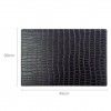 Individual Couro Sinttico Croco Castanho 45X30cm