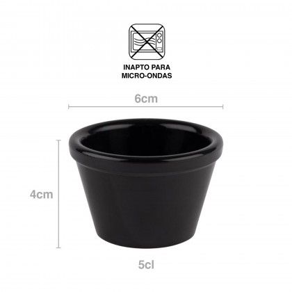 Taa Molho Friendly Redondo Preto 5cl 6X4cm