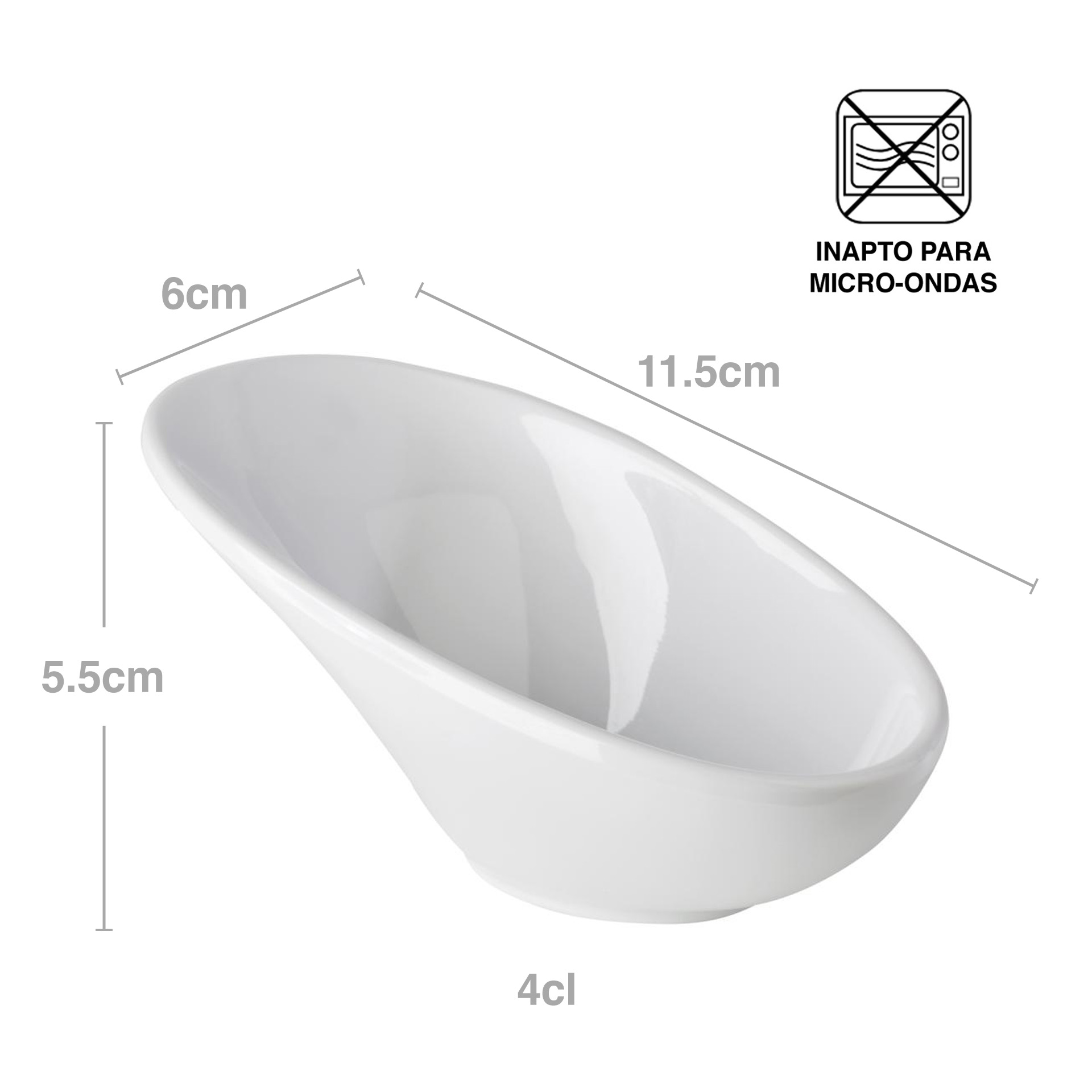 Taça Aperitivos Friendly Branco 4cl 11.5X6X5.5cm