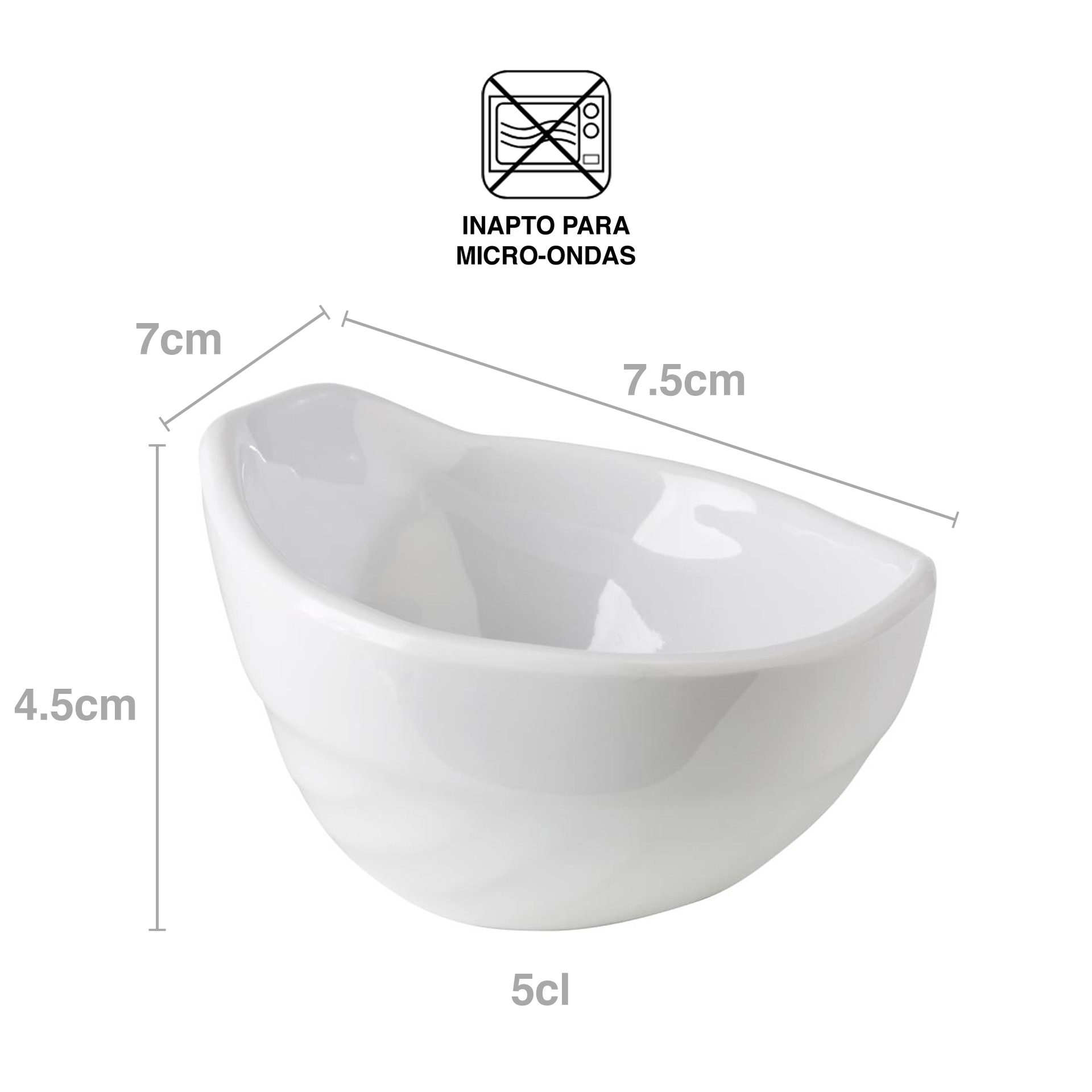 Taça Aperitivos Friendly Branco 5cl 7.5X7X4.5cm