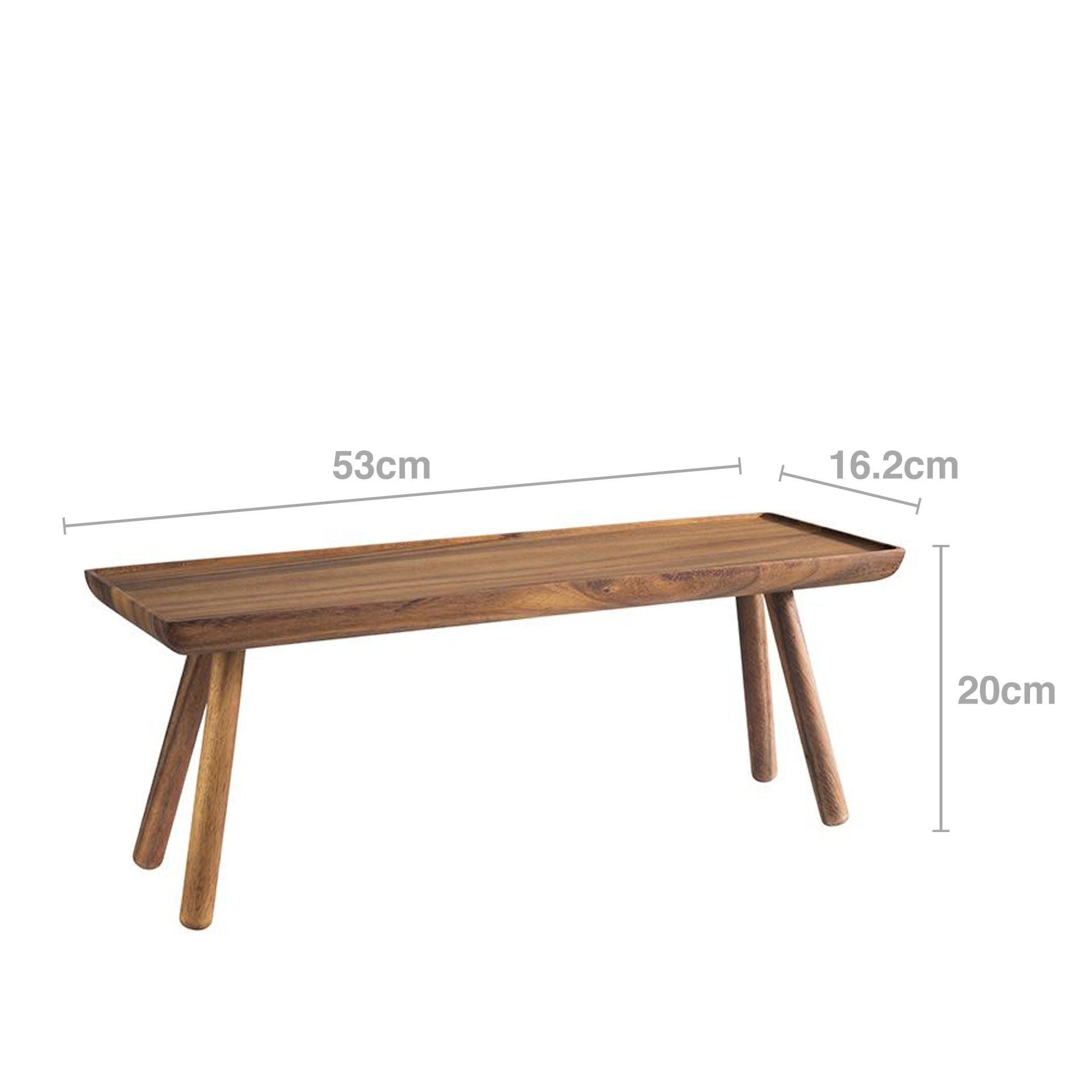 Suporte Buffet Acacia Gn2/4 53X16.2X20cm