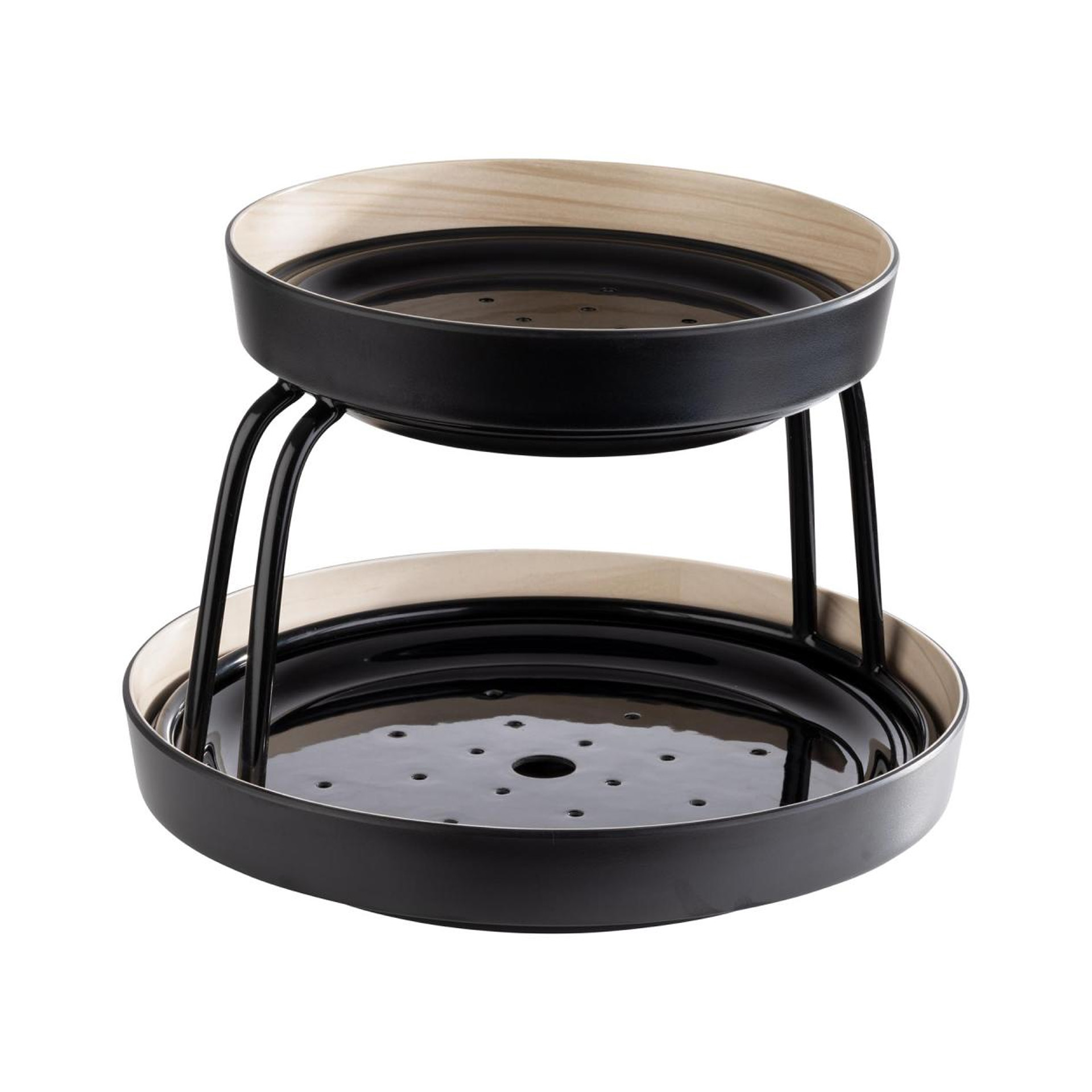 Taça + Bandeja Melamina Frida Redondo 25.5X6cm