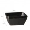 Taa Melamina Pure Quadrado Preto 14cl 9X9X4cm