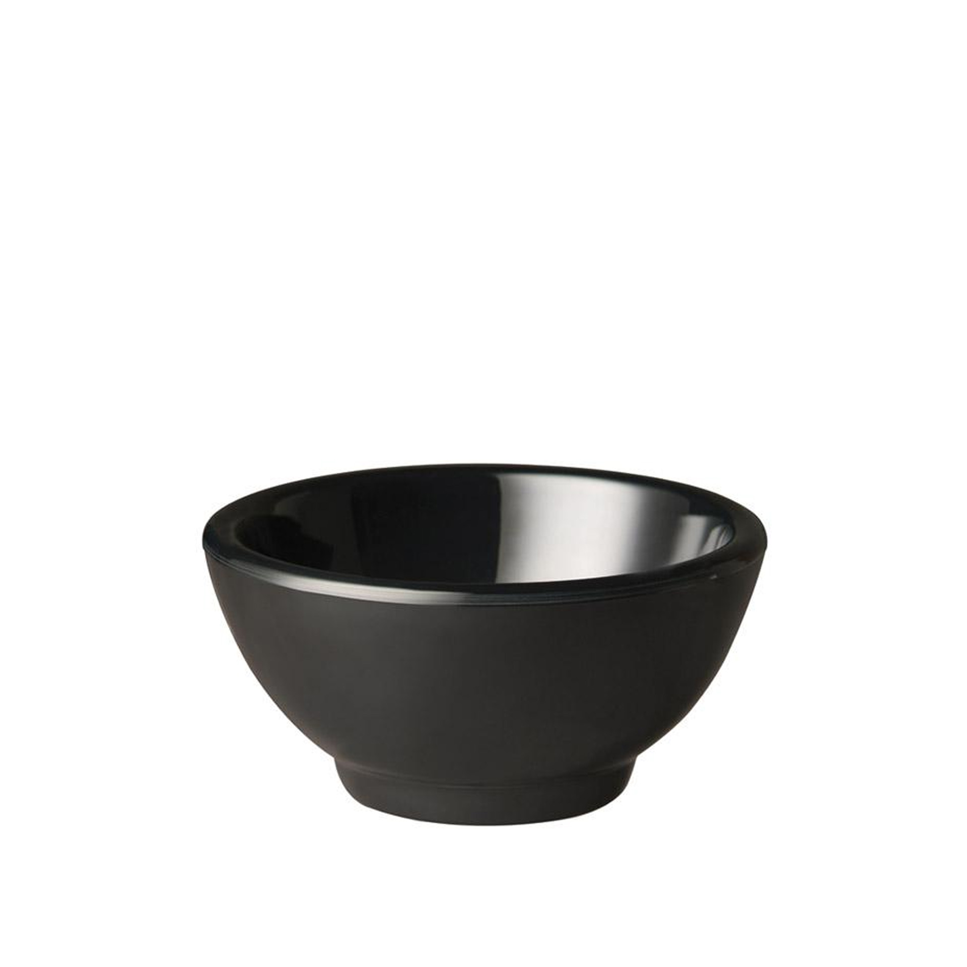 Taça Melamina Pure Redondo Preto 2cl 5.7X3.5cm