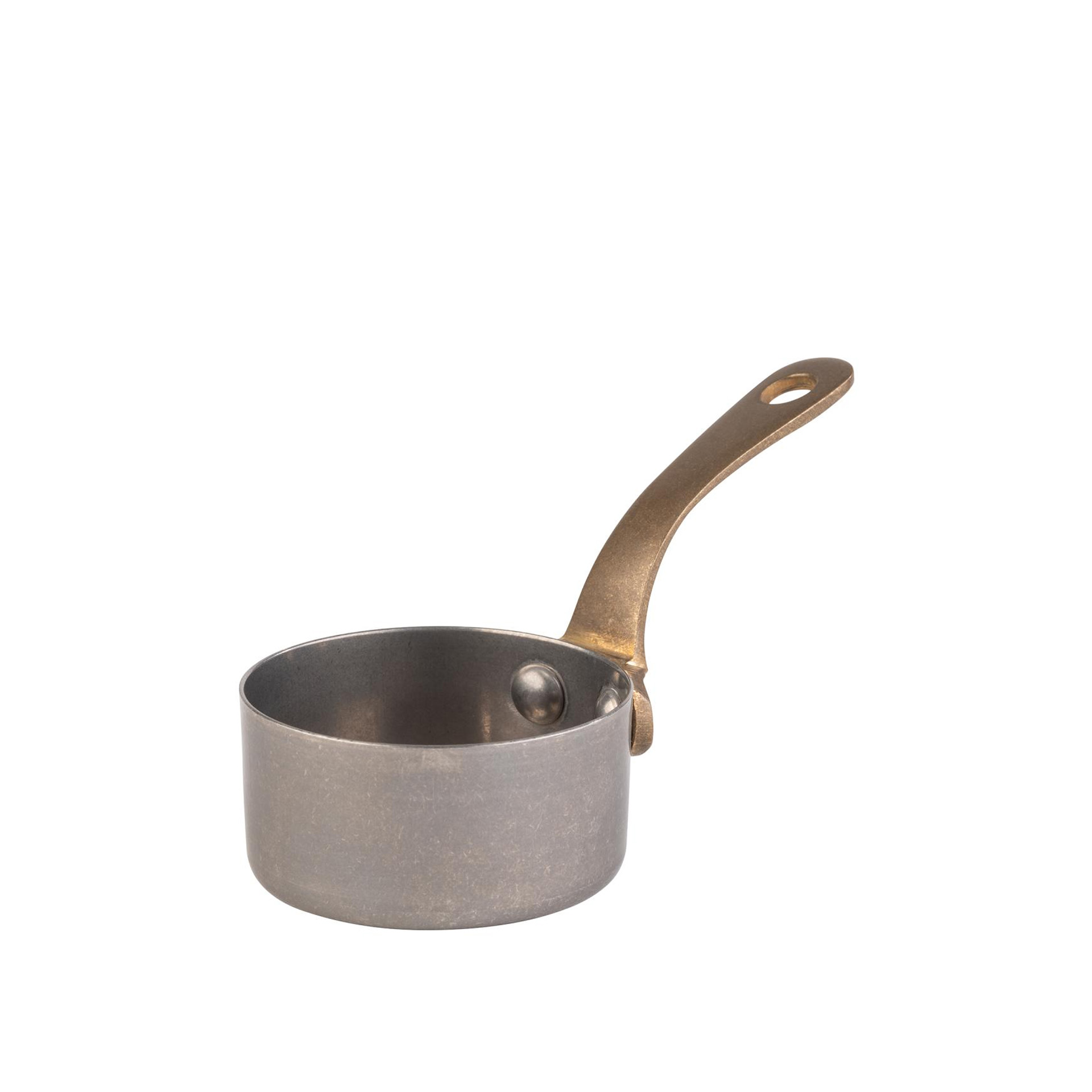 Caçarola Servir Inox Antique Redondo 50ml 5.5X2.5cm