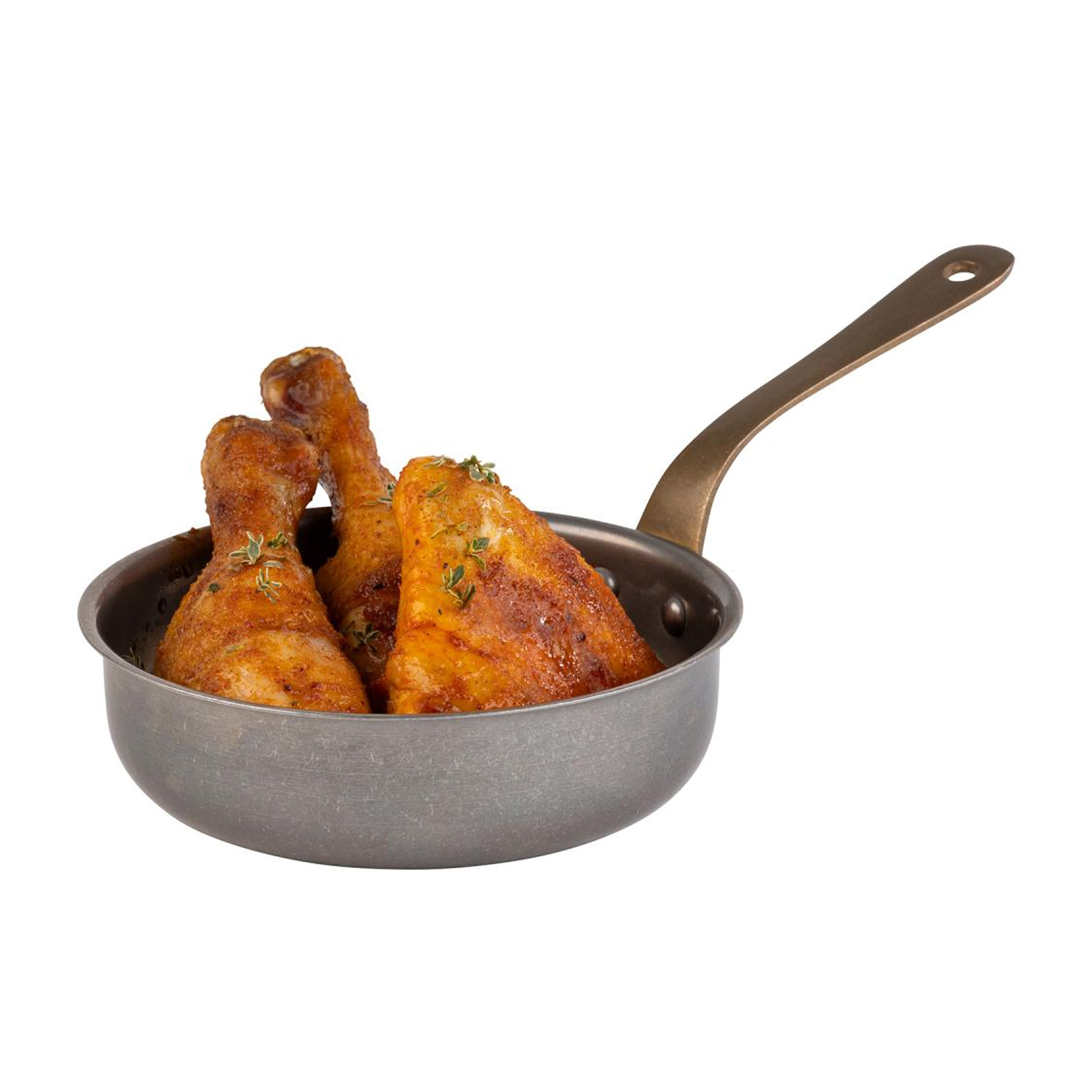 Caçarola Servir Inox Antique Redondo 400ml 14X4cm