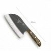 Faca Srvia Cabo Acrlico Sico Efeito Mrmore Creme 20cm