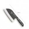 Faca Srvia Cabo Acrlico Sico Efeito Mrmore Preto 20cm
