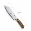 Faca Chefe Cabo Acrlico Sico Efeito Mrmore Creme 20cm
