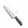Faca Chefe Cabo Acrlico Sico Efeito Mrmore Azul 20cm