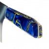 Faca Talho Cabo Acrlico Sico Efeito Mrmore Azul 34cm