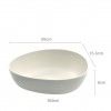 Tigela Melamina Karola Branco 950ml 20X15.3X6cm
