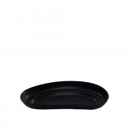 Prato Melamina Karola Preto 24X10.5X2.7cm
