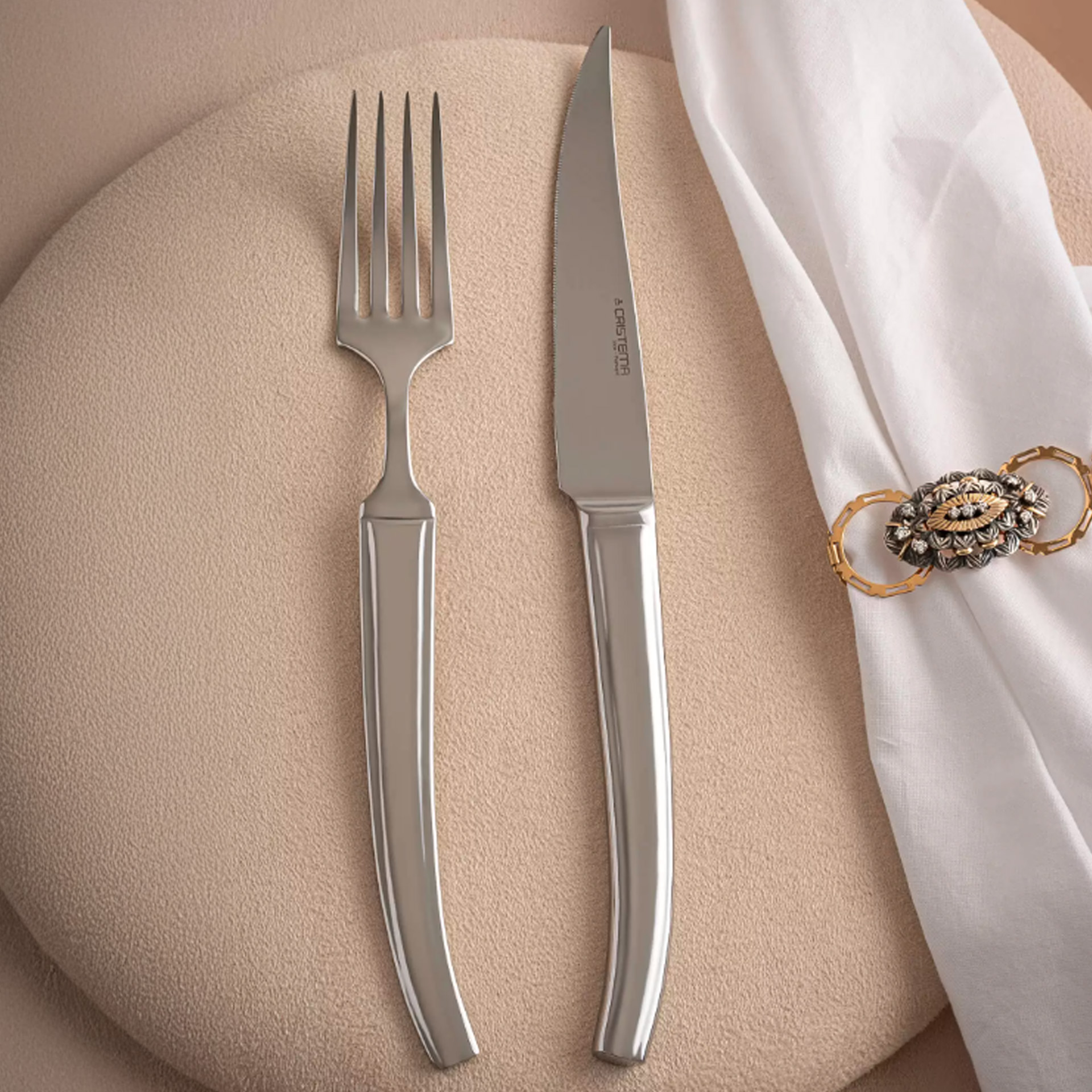 Garfo Inox Texas Churrasco 4mmX20.9cm