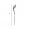 Garfo Inox Liso III Mesa 2mmX19cm Pack 6