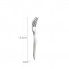 Garfo Inox Liso III Sobremesa 2mmX15.5cm Pack 6