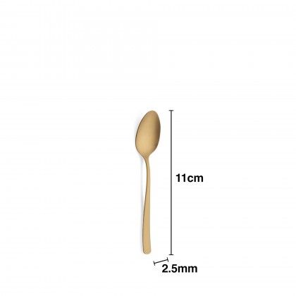 Colher Inox Stuttgart Gold Caf 2.5mmX11cm