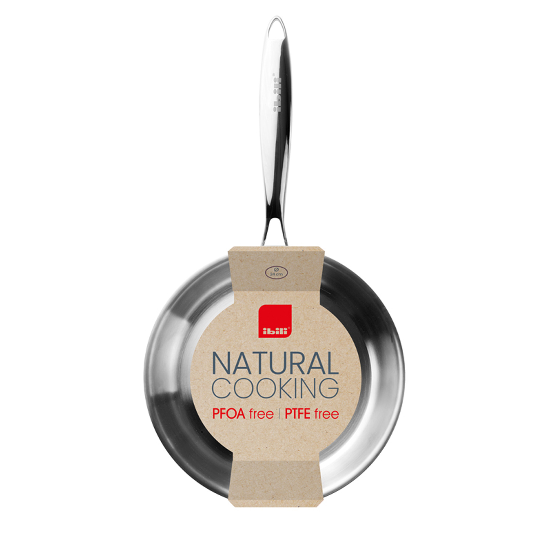 Frigideira Inox / Alumínio Triply com Cabo 18X4.3cm