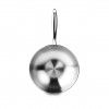 Wok Inox / Alumnio Triply com Cabo 28X9cm