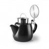 Chaleira Cermica Luxor com Filtro Preto 540ml 16.9X9cm