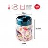 Termo Slidos Inox Rouxinol 500ml 10.3X14cm