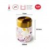 Termo Slidos Inox Folhas 500ml 10.3X14cm