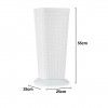 Suporte Guarda-Chuva Plástico Branco 25X25X55cm Suporte Guarda-Chuva Plástico Branco 25X25X55cm