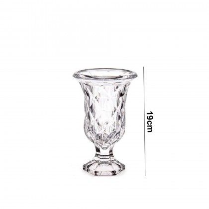 Jarra Vidro com P Losangos 19cm