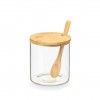 Aucareiro com Colher + Tampa Bambu 520ml 9.5X12.5cm