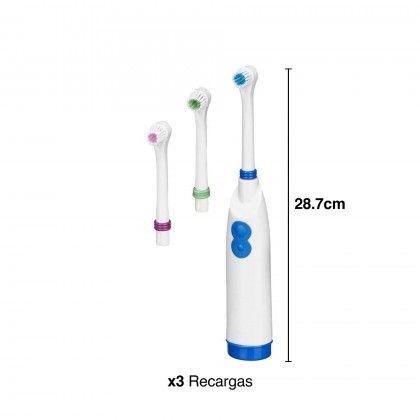 Escova Dentes Eltrica + 3 Recargas 28.7cm