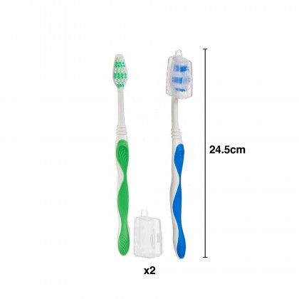 Escova Dentes 24.5cm Pack 2