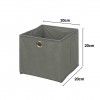 Caixa Organizadora Dobrvel 20X20X20cm