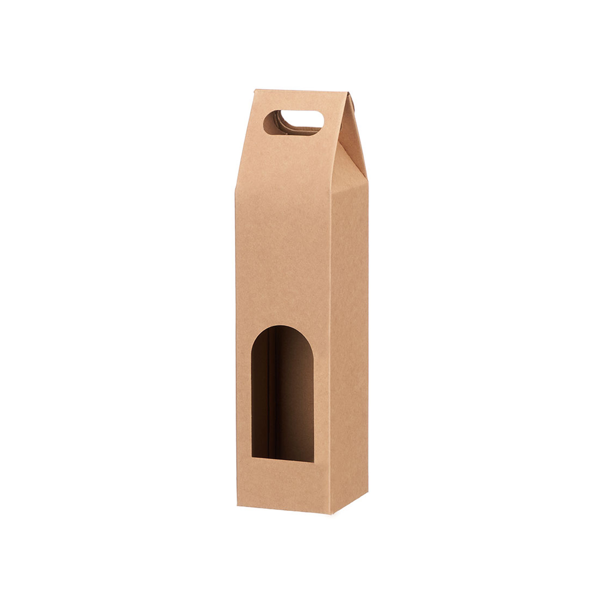Saco Garrafa Kraft 9X9X38cm