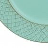 Prato Marcador Diamante Redondo Verde Antigo 33cm