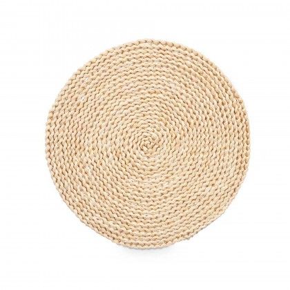 Individual Fibra Natural Redondo 35cm