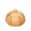 Aucareiro Bambu com Colher 11.5X12X7cm