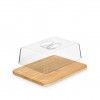 Queijeira Bambu Retangular 20X26X7.3cm