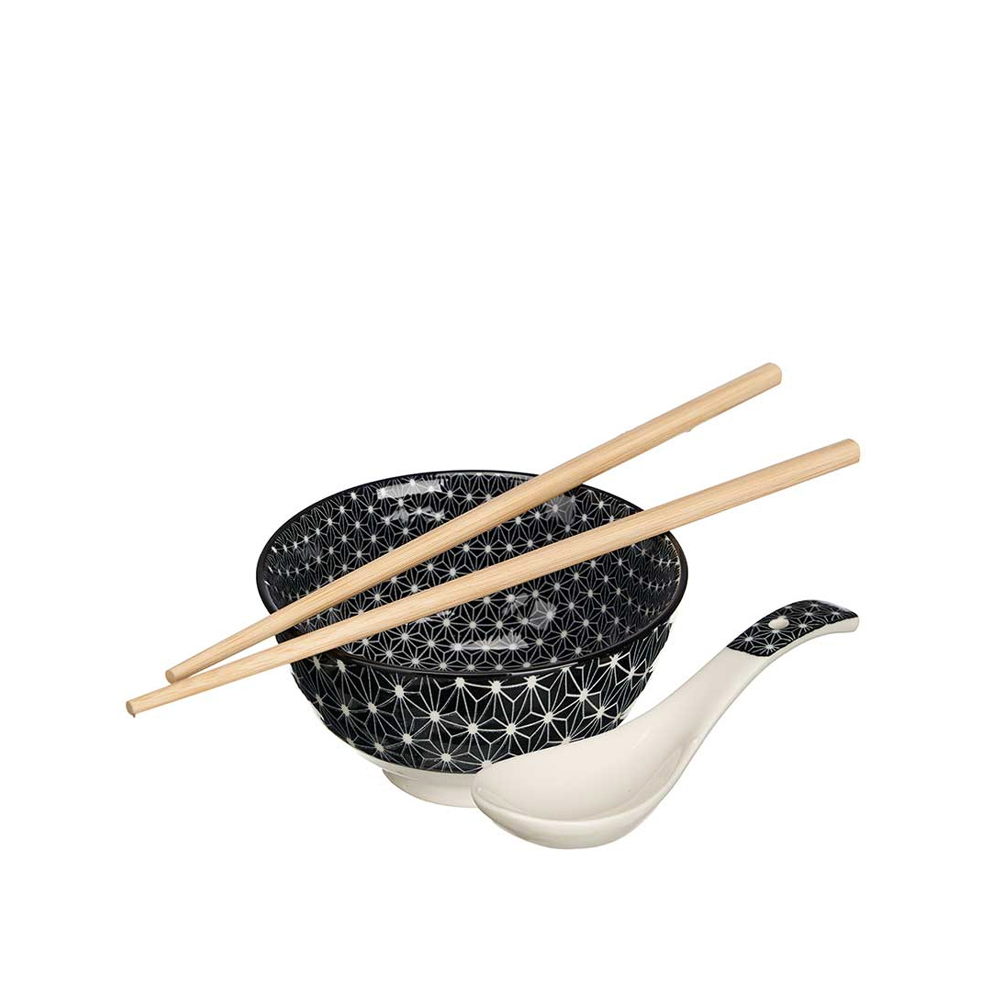 Conjunto Sushi Taça / Colher / Pauzinhos 12 Peças