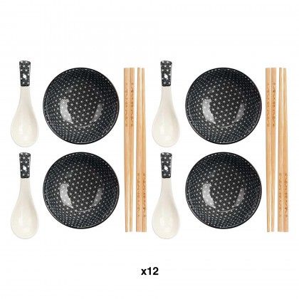 Conjunto Sushi Taa / Colher / Pauzinhos 12 Peas
