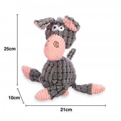 Brinquedo Animais Peluche Burro 21X10X25cm