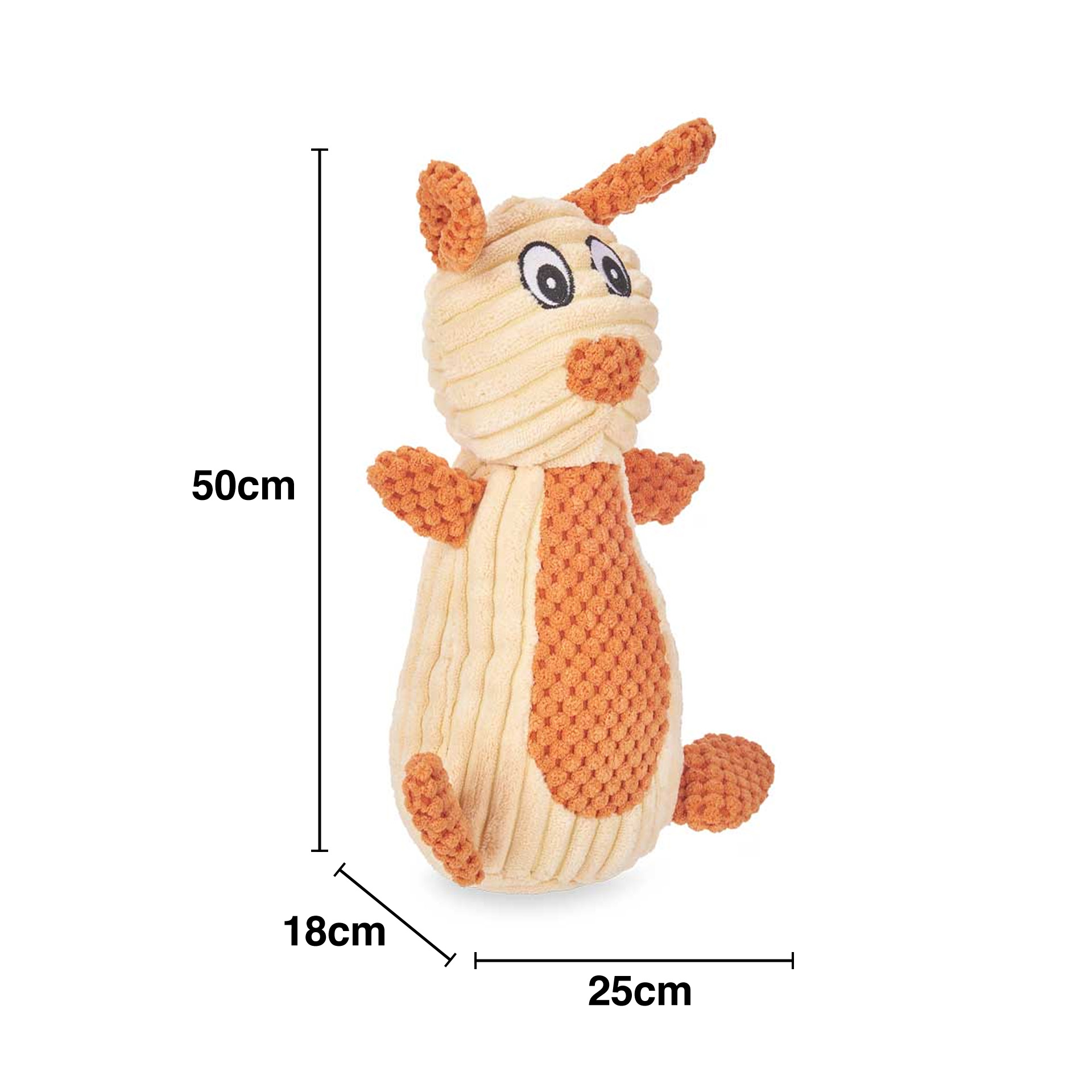 Brinquedo Animais Peluche Coelho 18X25X50cm