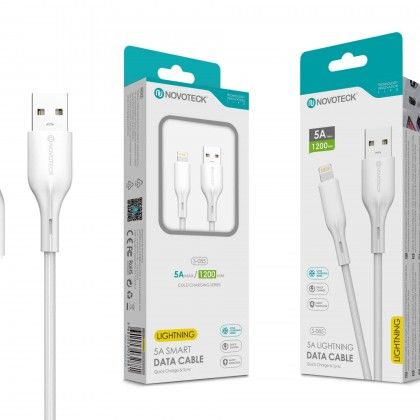 Cabo Dados Usb 3.1 para Lightning Branco 1.20M 5A