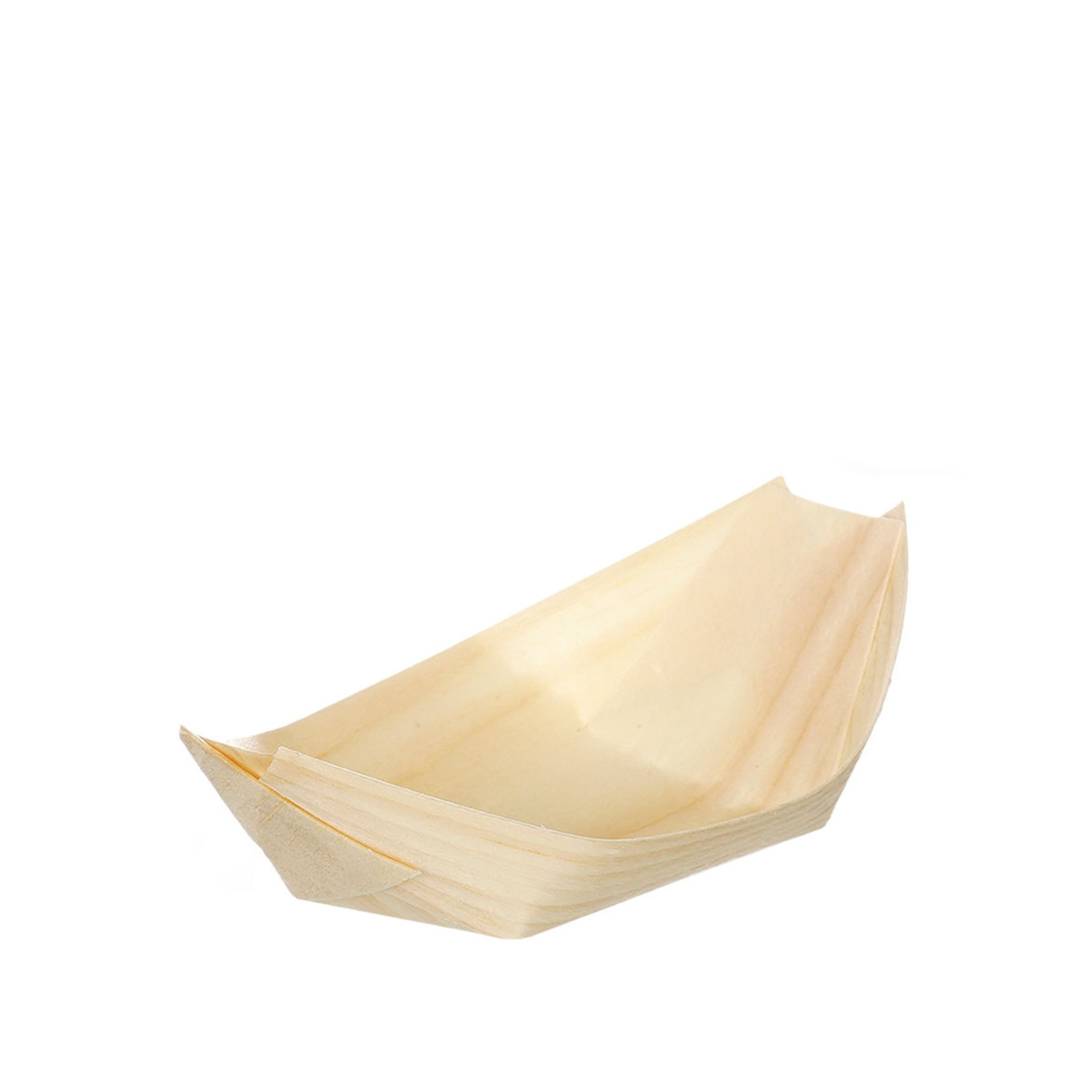 Taça Descartável Madeira Oval 8X15.5cm Pack 24