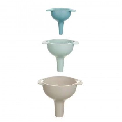 Funil Plstico com Filtro 6/8/10cm Pack 3