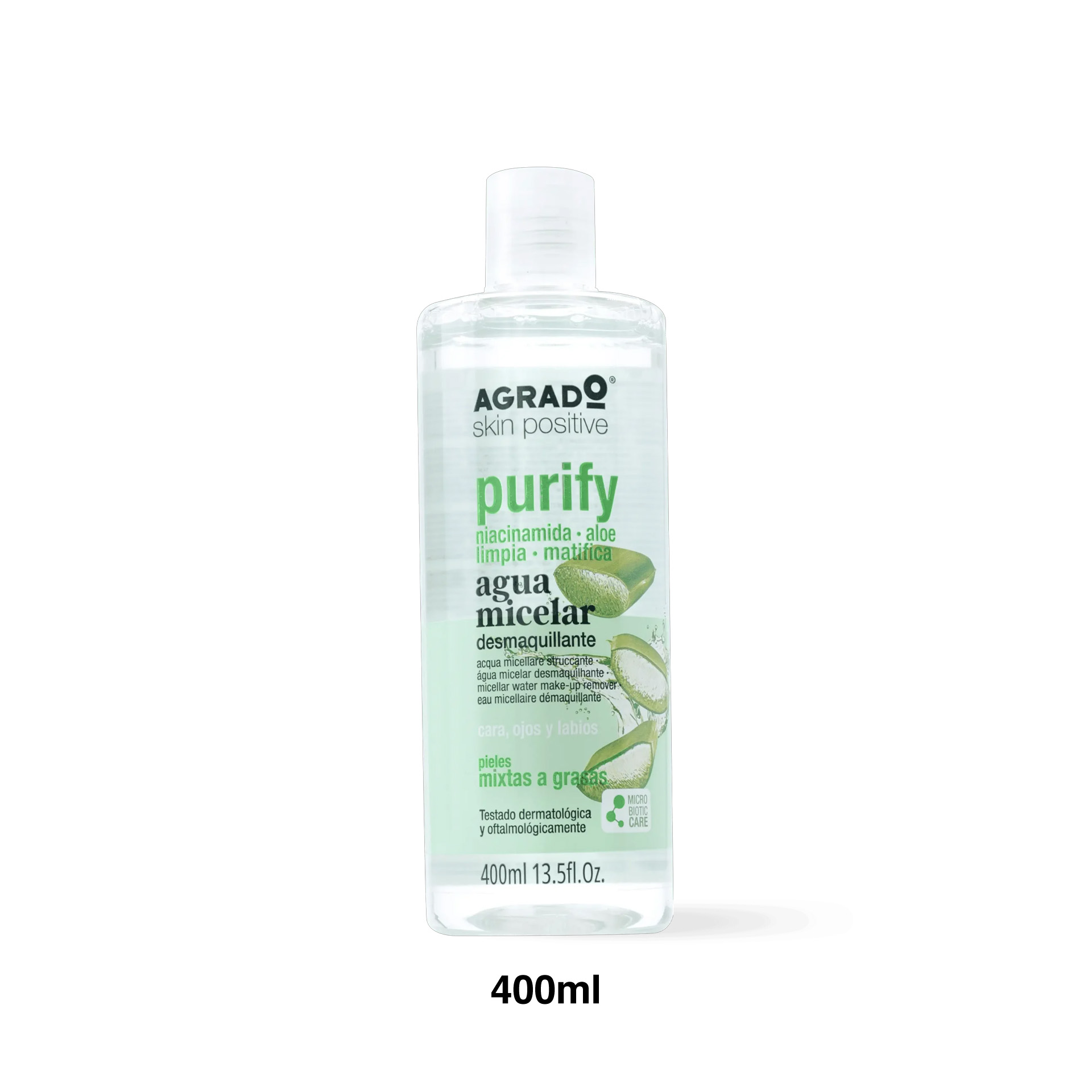 Água Micelar Desmaquilhante Purify 400ml