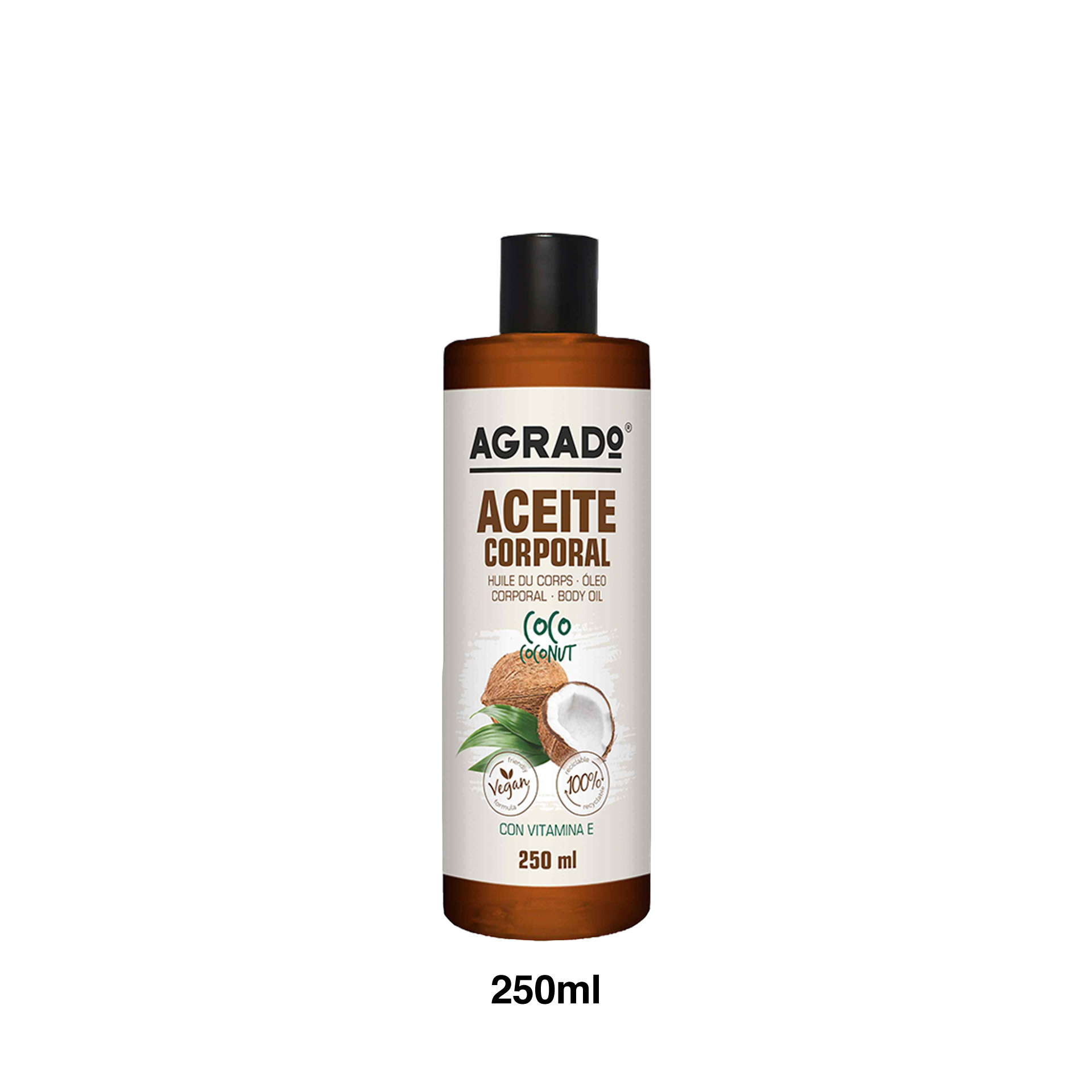 Azeite Corporal Agrado Coco 250ml