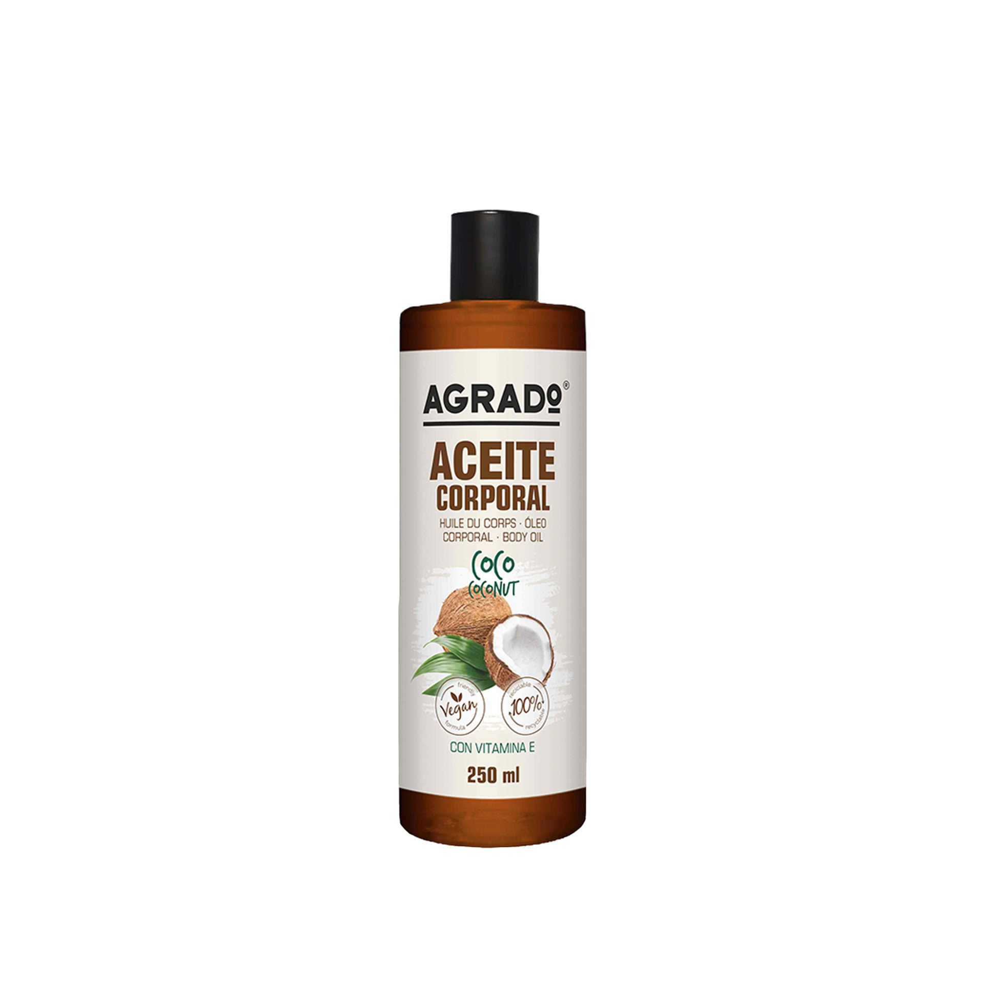 Azeite Corporal Agrado Coco 250ml