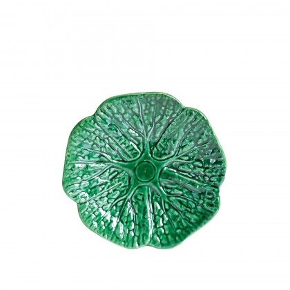 Prato Raso Couve Cermica Verde 15cm