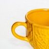 Ch�vena Couve Cer�mica Amarelo Mostarda 8cm